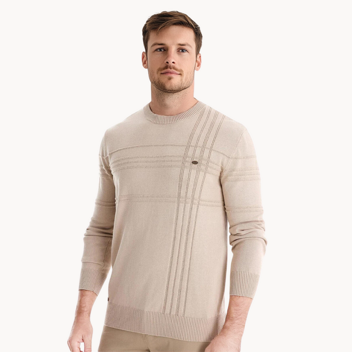 Sem™️ | Stijlvolle herenpullover met ruitdesign
