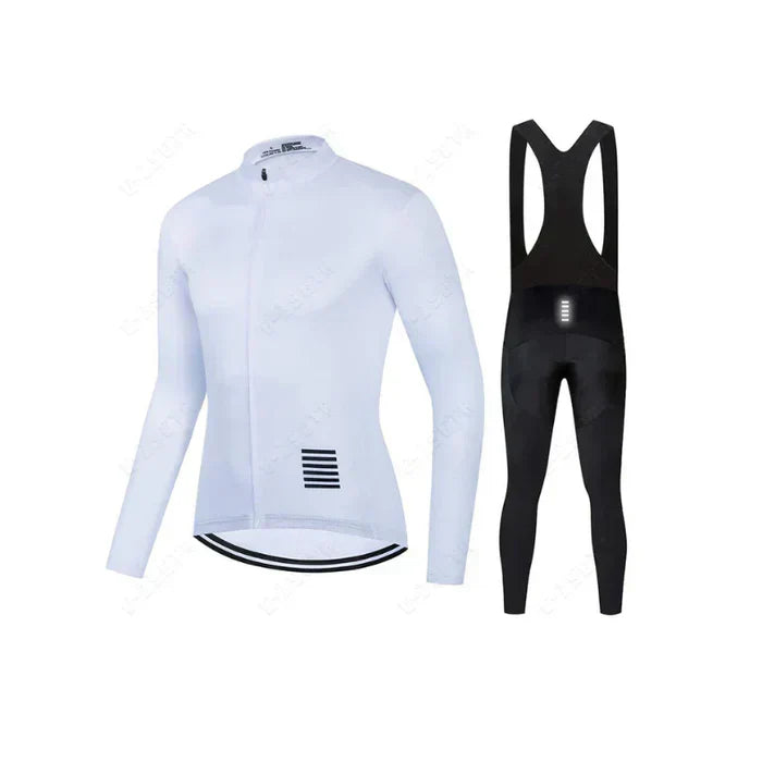 Professionele fietskledingset met lange mouwen