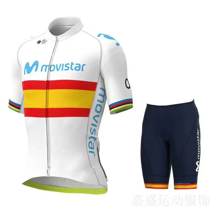 Movistar™ | Set wielerkleding voor professionele wielrenners