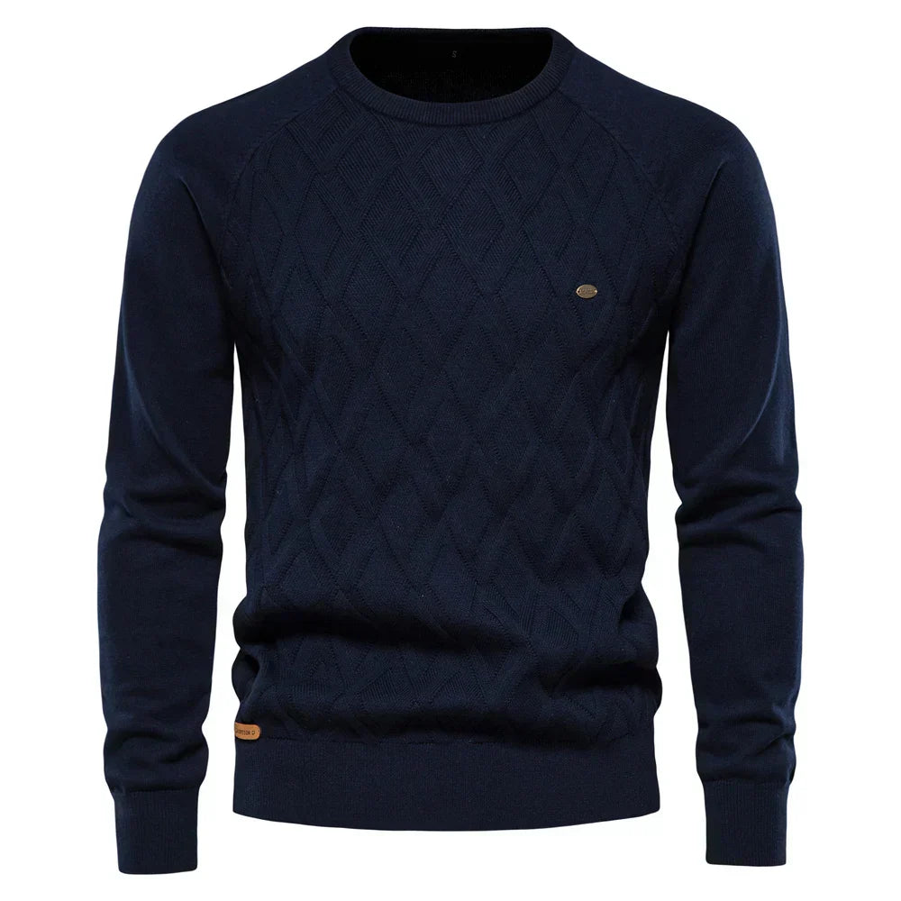 Milan™️ | Herenpullover met Ruitpatroon