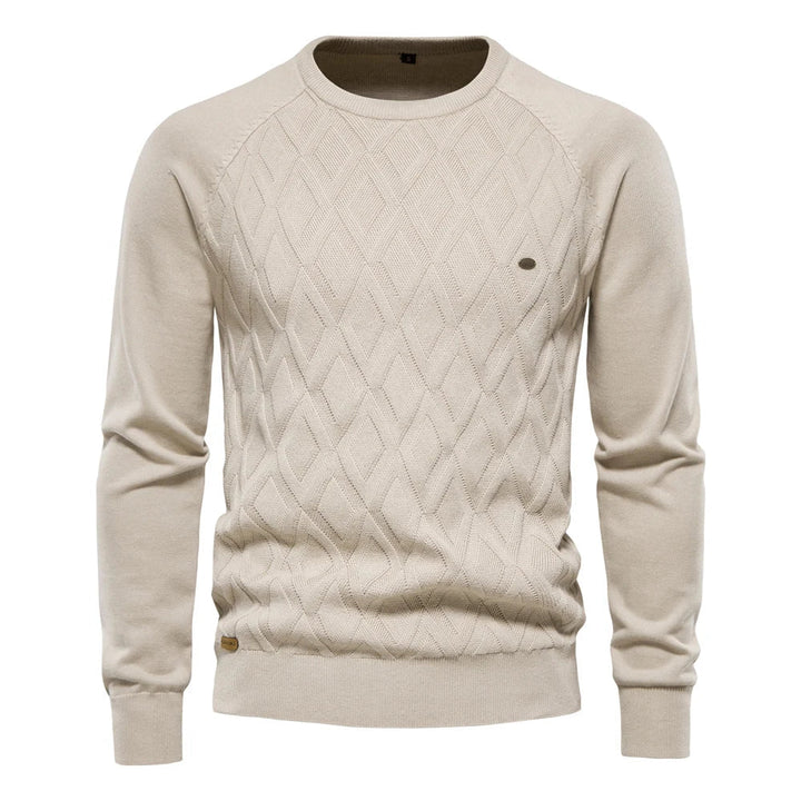 Milan™️ | Herenpullover met Ruitpatroon