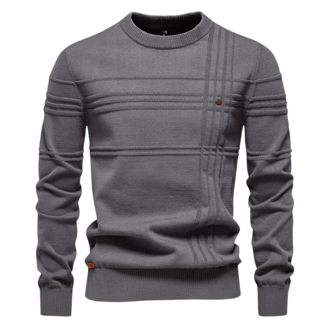Sem™️ | Stijlvolle herenpullover met ruitdesign